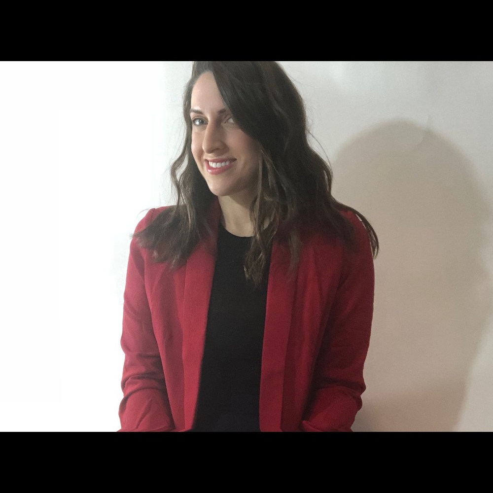 Women’s Red Boyfriend Blazer NYT